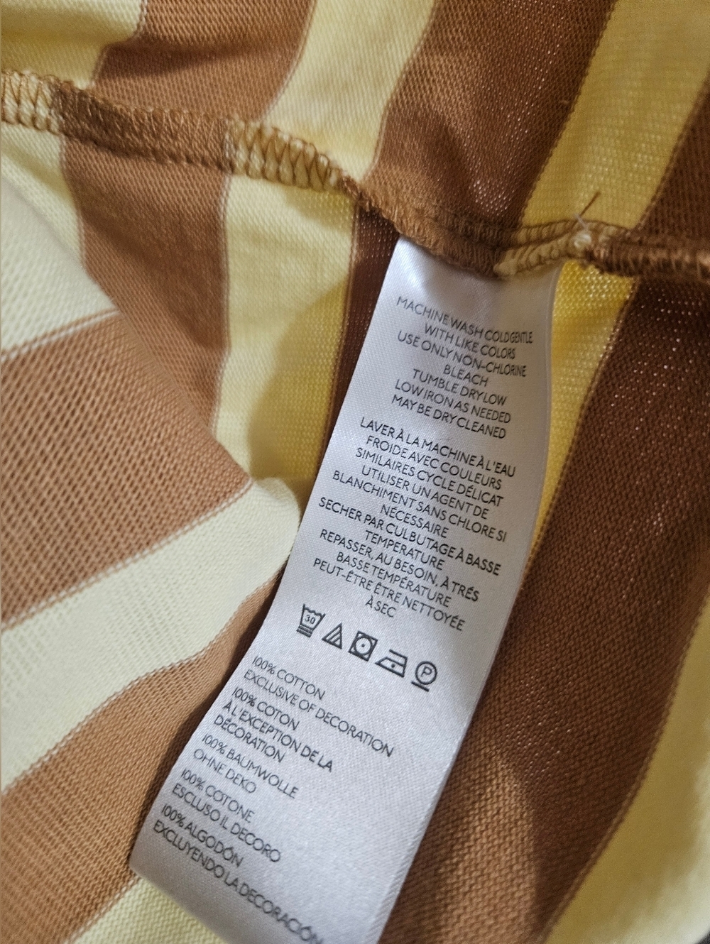 NWT Maeve Plus Size, Cotton Boxy Oversized V-Neck Top - Picture 6 of 9